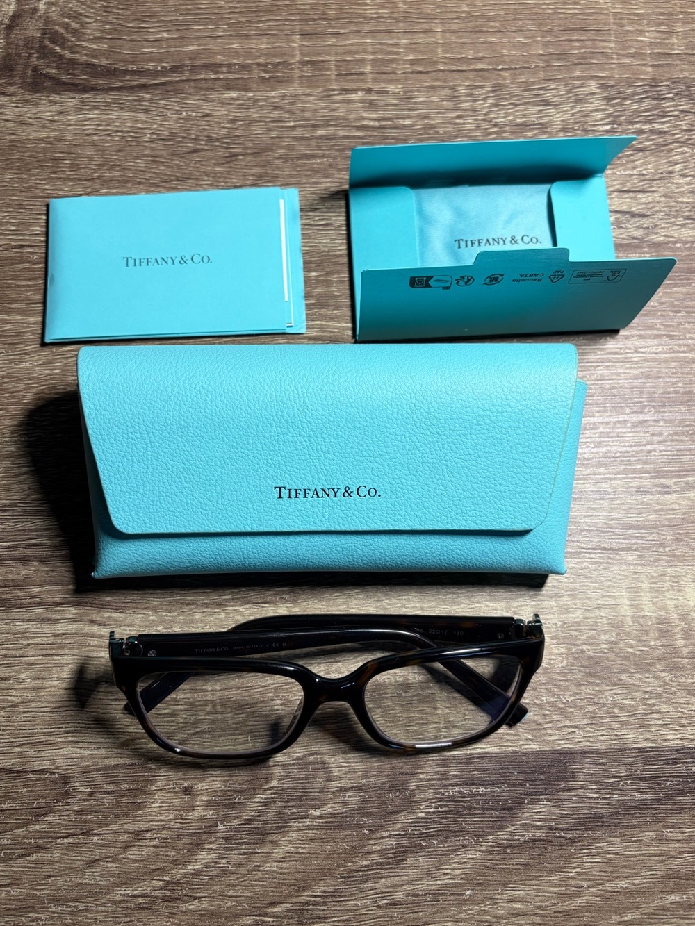 Tiffany & Co. Brown Tortoiseshell Glasses